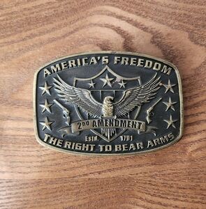 2nd Amendment Belt Buckle